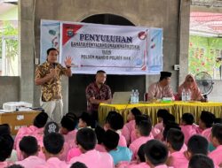 Unit Reskrim Polsek Kandis lakukan Sosialisasi Bahaya Narkoba pada siswa-siswi SMPN 7 Kandis