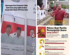 Curang,!! Oknum Anggota PPS di Desa Boho Diduga Coblos Beberapa Surat Suara Pilkada di TPS, KPU Serta Bawaslu Nias Selatan Jangan Bungkam