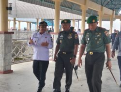 Bersama Bupati Bengkalis, Dandim Letkol Arh Irvan Nurdin Sambut Kedatangan Danrem 031/ Wira Bima Brigjen TNI Sugiono