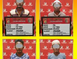 Polres Aceh Timur Kembali Tetapkan 4 WNA Sebagai Tersangka TPPM