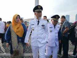 Jelang Pelantikan Serentak, H Paisal dan Wawako Sugiyarto Bersama Kerabat Tiba di Monas