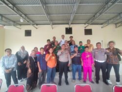 Menghadapi bulan Ramadhan, Kapolsek Kandis Gelar Rapat Koordinasi bersama Upika dan Pengusaha tempat Hiburan