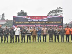Danrem 031/WB Hadiri Apel Gelar Pasukan Operasi Kepolisian Terpusat Ketupat Lancang Kuning Tahun 2025
