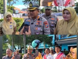 Mengurangi Angka Kecelakaan Produktif “Dirlantas Dan Kasubdit Kamsel Ditlantas Polda Riau, Pimpin Giat Police Goes to School di SMAN 8 Pekanbaru “Wujudkan Kamseltibcarlantas