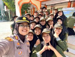 Peringati Hari Bumi “Kapolsek Limapuluh Ajak Siswa Cinta Lingkungan, Tuan Rumah MTsN 1 Pekanbaru, Penanaman Satu Juta Pohon Matoa