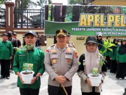 Kapolresta Pekanbaru Pimpin Apel Pelepasan Kontingen Jambore Karhutla 2025