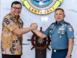 Brigjen TNI (Mar) Jasiman Purba SE CHRMP DanLantamal I Belawan Terima Kunjungan Bupati Deli Serdang