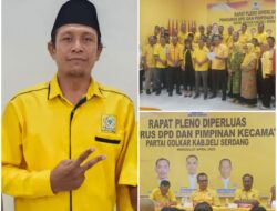 Rapat Pleno Partai Golkar Deli Serdang,Ketua PK.Pagar Merbau usung Hamdani Syahputra Pimpin Kembali Golkar Deli Serdang