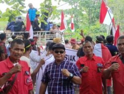 Aliansi Masyarakat kab.Siak dan PAC Pemuda Batak Bersatu (PBB) Siak menolak PSU Jilit II Pilkada kabupaten Siak
