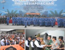 PANGDAM I / BB HADIRI APEL KESIAPSIAGAAN KEBAKARAN HUTAN DAN LAHAN PROVINSI RIAU TAHUN 2025 “PERKUAT SINERGI DAN KESIAPAN NASIONAL