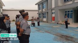 Kalapas Narkotika Kelas IIB Rumbai, Pimpin Apel Pagi Beri Apresiasi Untuk Meningkatkan Motivasi Dan Evaluasi Tugas