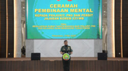 Korem 031/WB Dan Bintaldam I/BB Berkolaborasi Perkuat Ketahanan Mental Prajurit Dan PNS