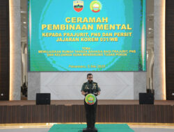 Korem 031/WB Dan Bintaldam I/BB Berkolaborasi Perkuat Ketahanan Mental Prajurit Dan PNS