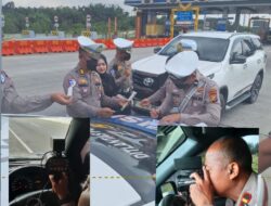 Ditlantas Polda Riau Gelar Razia Kecepatan Dengan Alat “Speed Gun dan Tes Alkohol di Jalan Tol Pekanbaru–Dumai