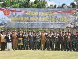 DANREM 031/WIRA BIMA HADIRI PEMBUKAAN TMMD KE-124 DI KODIM 0320/DUMAI