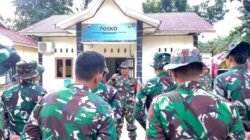 Hari Pertama Pembukaan TMMD ke-124 Tahun 2025, Pasiter Kodim Bengkalis Pimpin Apel Pagi