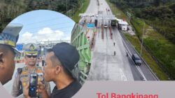Dirlantas Polda Riau Dipimpin Langsung Kasubdit Gakkum “Gelar Penindakan Pelanggaran Kecepatan dan Pemeriksaan Kadar Alkohol Pengemudi Di Jalan Tol Pekanbaru–Bangkinang