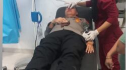 Kapolsek Belawan Mengalami Luka Wajah “Saat Bertugas Turun Mengamankan Tawuran