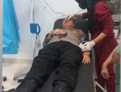 Kapolsek Belawan Mengalami Luka Wajah “Saat Bertugas Turun Mengamankan Tawuran