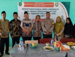 SMPN 8 Desa Kelemantan Gelar Sosialisasi Disiplin Sekolah, Bullying, dan Etika Berlalu Lintas