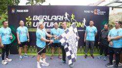 Kapolda Bersama Wakapolda Launching Event Riau Bhayangkara Run 2025