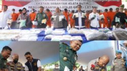 Wakapolda Riau Pimpin Pemusnahan Barang Bukti Narkoba, Serukan Peran Aktif Masyarakat