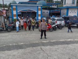 Polsek Kandis Amankan Pelaksanaan Sholat Idul Adha 1446 H di Sejumlah Masjid di Kecamatan Kandis