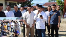 Rayakan Hari Raya Idul Adha, Wakapolresta Pekanbaru serta Jajaran Hadiri Penyembelihan 18 Hewan Qurban di Lapangan Asrama Polresta