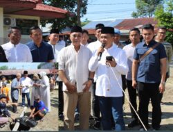 Rayakan Hari Raya Idul Adha, Wakapolresta Pekanbaru serta Jajaran Hadiri Penyembelihan 18 Hewan Qurban di Lapangan Asrama Polresta