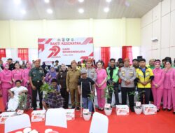 Polda Riau Gelar Bakti Kesehatan Dalam rangka Menyambut HUT Bhayangkara ke-79