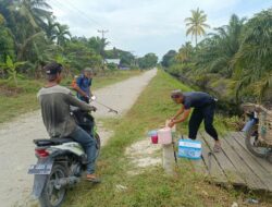 Jelang MTQ Ke 43 Tingkat Provinsi Riau, Desa Bantan Air Gelar Gotong Royong Membersihkan Jalan untuk Lingkungan yang Lebih Bersih