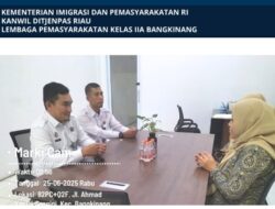 Lapas Bangkinang Jalin Kerja Sama Dengan BPJS Kesehatan, untuk Penuhi Hak Kesehatan Warga Binaan