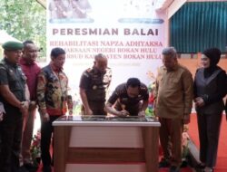 Tinjau Langsung Aktifitas Perkantoran/Pelayanan, Peresmian Balai Rehab & Rumah RJ Menjadi Agenda Utama Kajati Riau Saat Kunker Ke Kejari Rohul