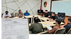 Terlapor S. Hondo, tidak mengakui kesalahannya dalam Ruangan Mediasi Polda Riau, Terlapor menyatakan “di Pengadilan nanti saya akui