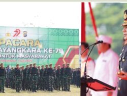 Semangat Polda Riau, Upacara Peringati Hari Bhayangkara ke-79