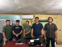 Polsek Kandis Gulung Dua Pengedar Shabu, 11,21 Gram Barang Bukti Diamankan