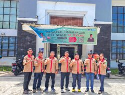 Kadistransnaker Kab.Siak Trima Laporan SK PC.FSPTN Kab.Siak