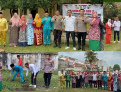 Green Policing Polda Bersama Mahasiswa PW KAMMI Riau Ajarkan Siswa SMAN 17 Pekanbaru Jaga Lingkungan