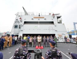 Frigate Terbesar Se-Asia Tenggara Milik TNI AL, KRI Brawijaya-320 Tiba di Tanah Air