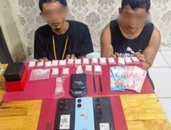 Polres Siak Bekuk Dua Bandar Shabu Di Kandis,Satresnarkoba Amankan Barang Bukti 103,65 Gram