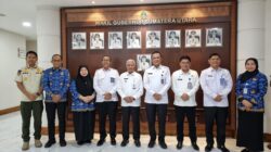 Kalapas Labuhan Ruku Dampingi Kakanwil Ditjenpas Sumut Audiensi dengan Wakil Gubernur Sumut.