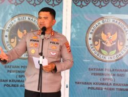 Kapolres Aceh Timur Hadiri Peusijuk SPPG Kemala Bhayangkari