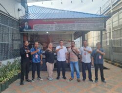 Tiga Organisasi Wartawan Ini Silaturahmi Dengan Ka.Rutan Tanjung Pura, Ucapkan Apresiasi Dan Terimakasih.