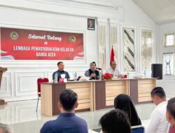 Lapas Kelas IIA Banda Aceh Terima Kunjungan Direktur, Perawatan, Kesehatan Dan Rehabilitasi (Dirwatkeshab) Direktorat jenderal Pemasyarakatan (Dirjenpas) dalam rangka Monitoring dan Evaluasi