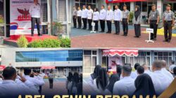 Kakanwil Ditjen Aceh Menjadi Pembina Pada Apel Pagi Bersama Dilingkungan Kantor Wilayah Hukum Aceh, Kanwil Ditjenpas Aceh Dan Ditjen Imigrasi Aceh