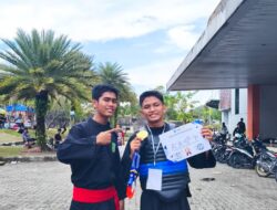 Perguruan Pencak silat Laskar Silat Nusantara Remaja Fadly Gabriel Hutagaol Mendapatkan Medali Emas