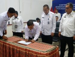 Wujudkan Pemasyarakatan yang Bersih dan Berintegritas, Kanwil Ditjenpas Sumut Lakukan Penandatanganan Komitmen