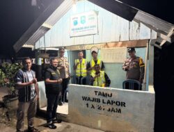 Kapolsek Kandis Pimpin Patroli Malam dan Pengecekan Pos Kamling, Warga Aktif Jaga Keamanan Lingkungan