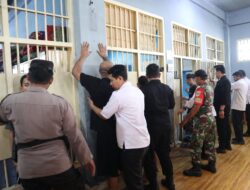 Pastikan Hunian Warga Binaan Aman dan Kondusif, Rutan Kelas I Tangerang Laksanakan Sidak Rutin