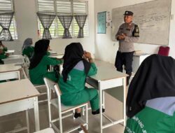 Polsek Simpang Jernih Tingkatkan Perlindungan Pelajar Melalui Sosialisasi ke Sekolah